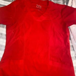 Pair of barco one scrubs xs true red